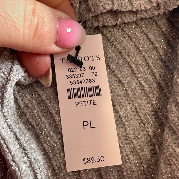 Talbots Gray Turtleneck Sweater - Picture 4 of 4